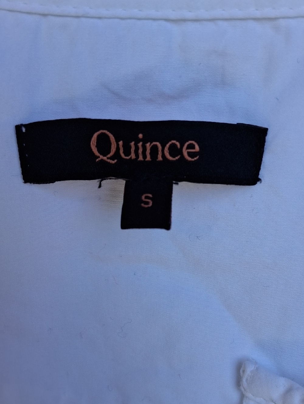 Quince 100% Cotton Poplin Tiered Maxi Dress Classic White S - Picture 10 of 10